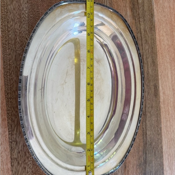 Vintage ANDOVERSPO EPNS A1477 11 Inch Silver Plate, Serving Dish - Picture 2 of 5